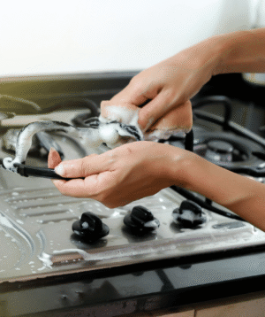 Gas Stove Cleaning