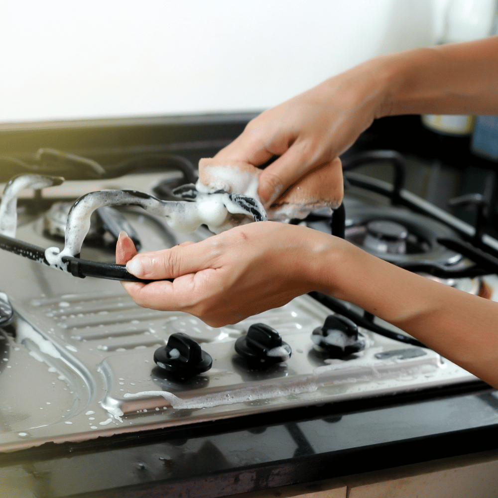 Gas Stove Cleaning