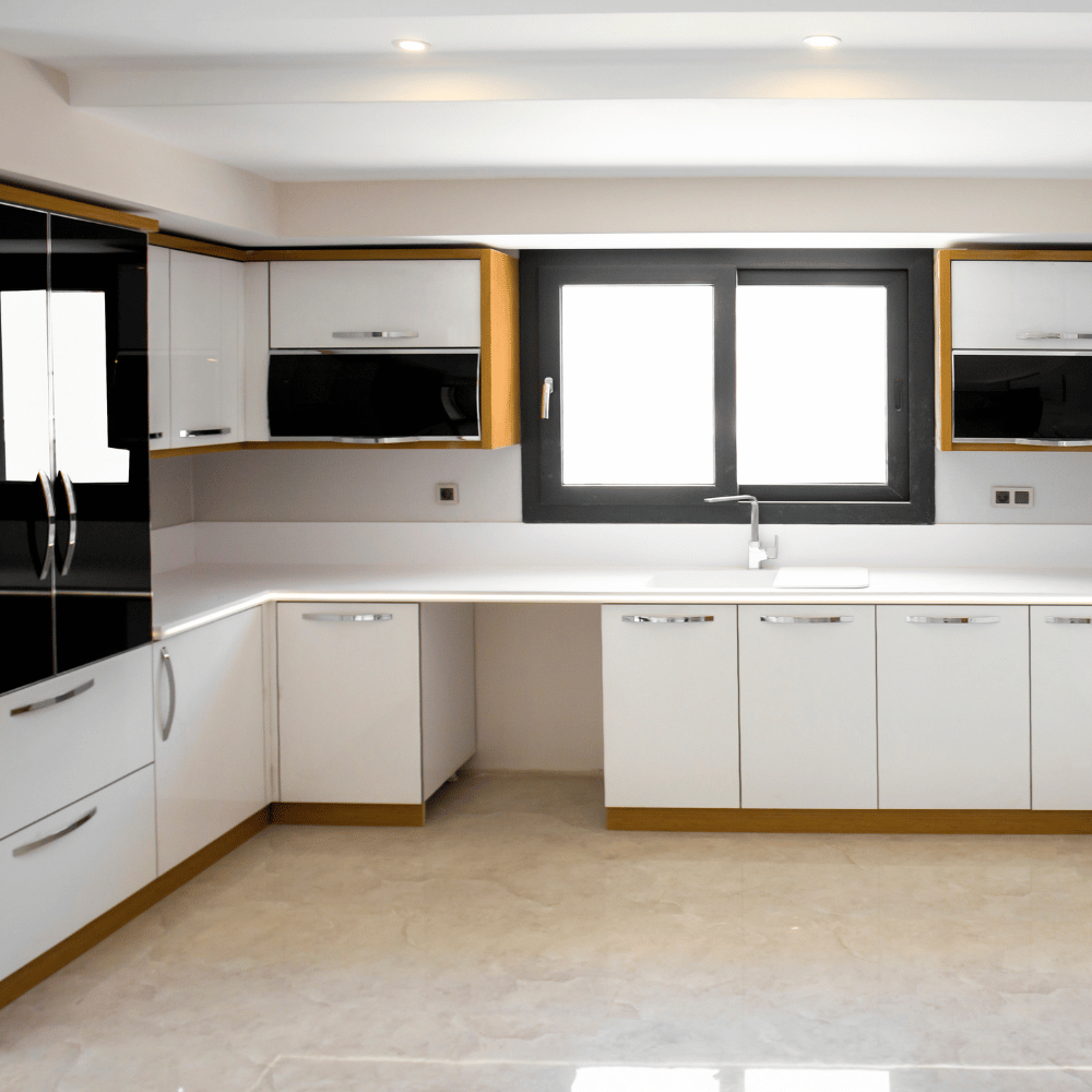Empty Kitchen Cleaning